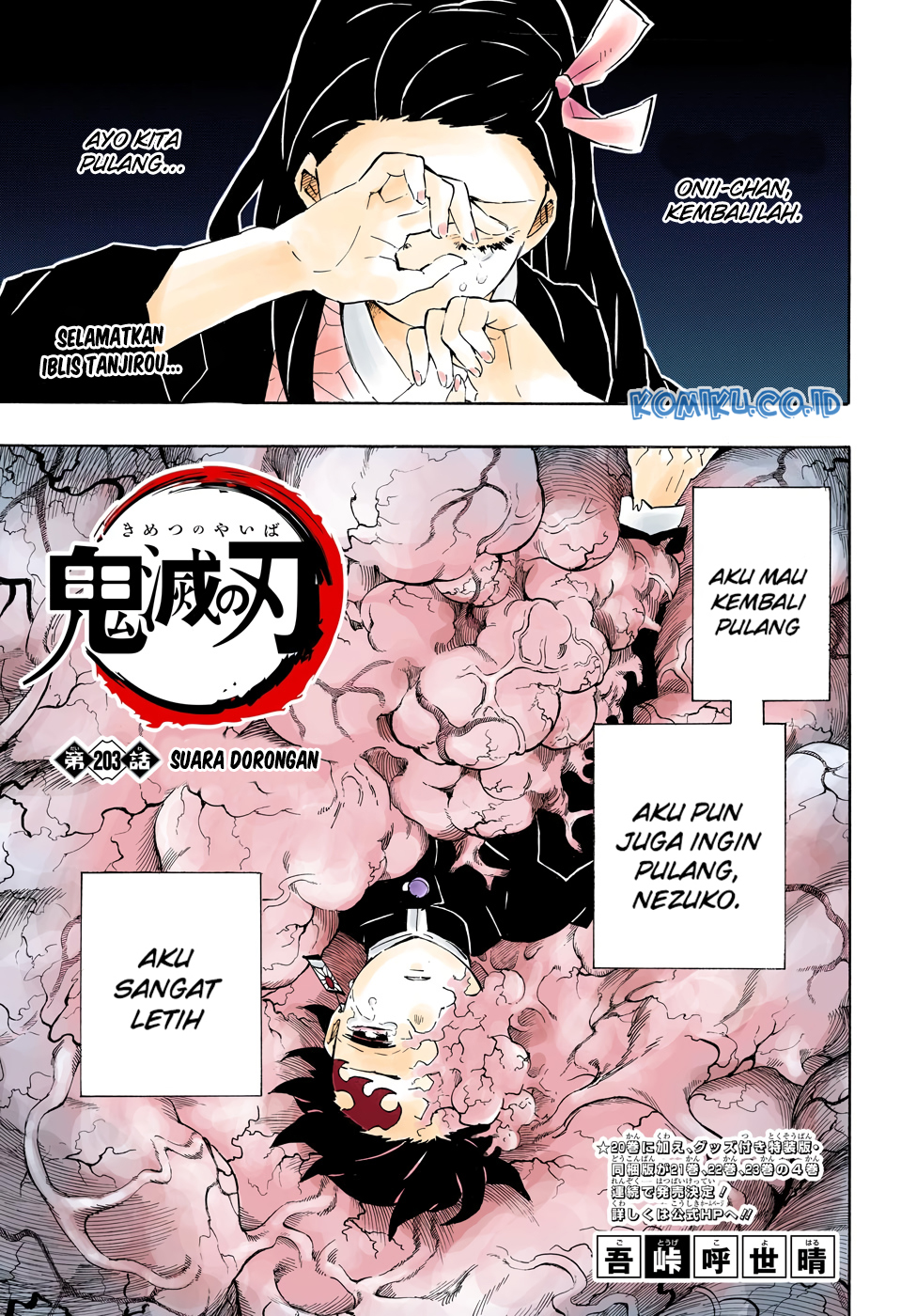 Kimetsu no Yaiba Chap 203.5 - Next Chap 204.5