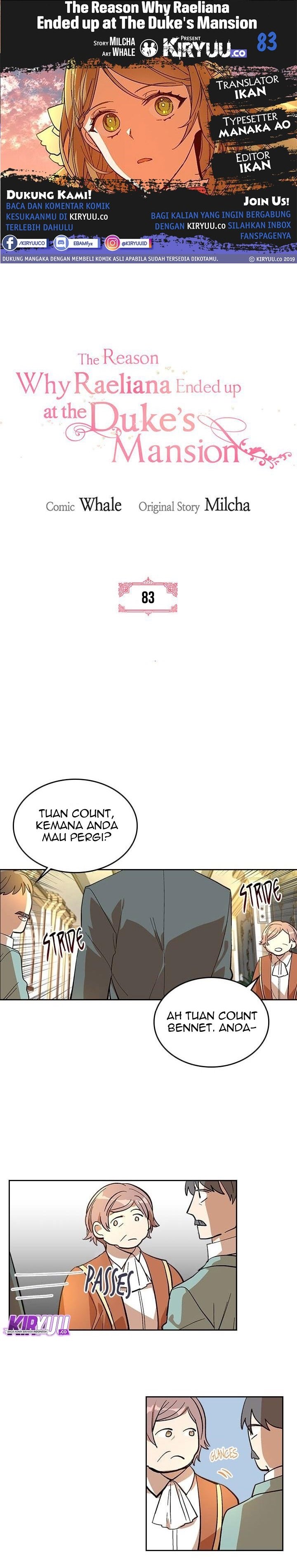 The Reason Why Raeliana Ended up at the Duke’s Mansion Chap 83 - Next Chap 84