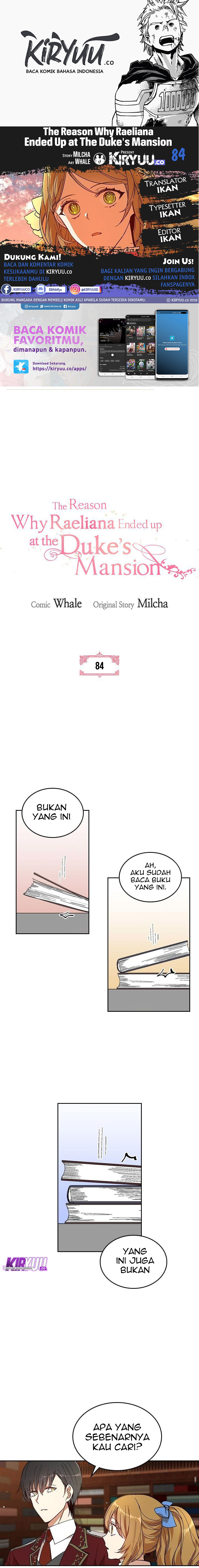 The Reason Why Raeliana Ended up at the Duke’s Mansion Chap 84 - Next Chap 85