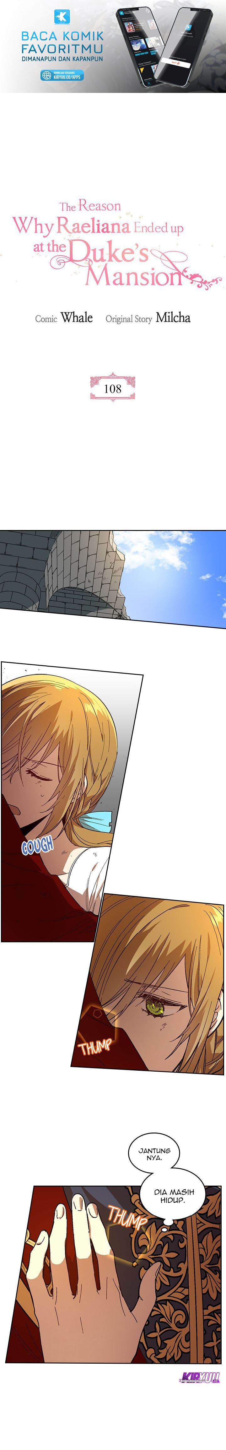 The Reason Why Raeliana Ended up at the Duke’s Mansion Chap 108 - Next Chap 109