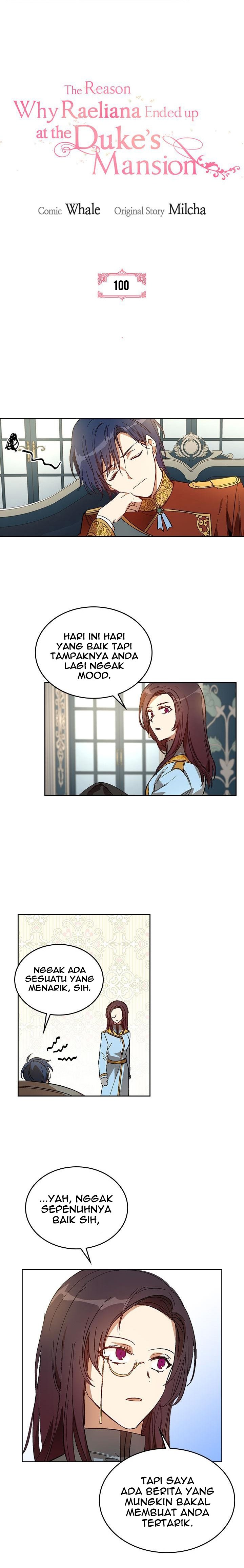 The Reason Why Raeliana Ended up at the Duke’s Mansion Chap 100 - Next Chap 101