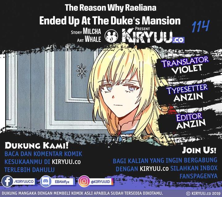 The Reason Why Raeliana Ended up at the Duke’s Mansion Chap 114 - Next Chap 115