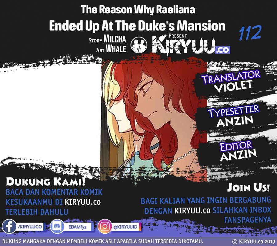 The Reason Why Raeliana Ended up at the Duke’s Mansion Chap 112 - Next Chap 113