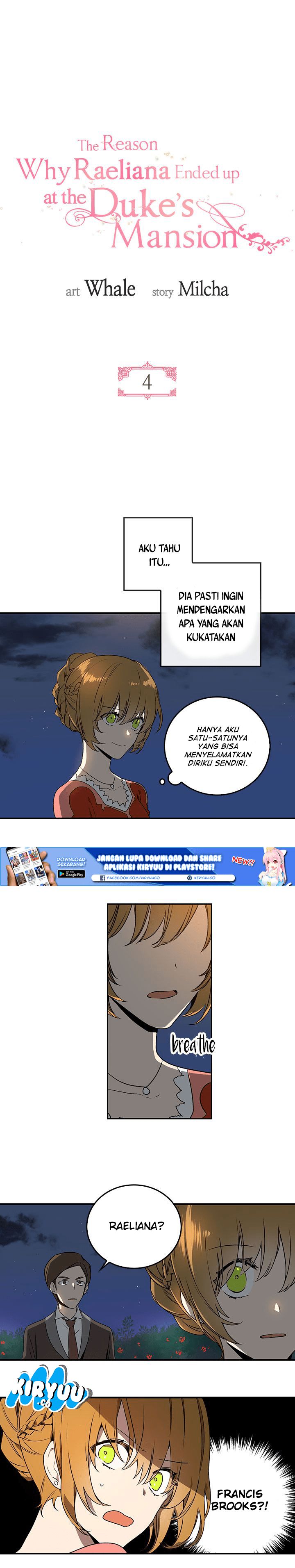 The Reason Why Raeliana Ended up at the Duke’s Mansion Chap 4 - Next Chap 5