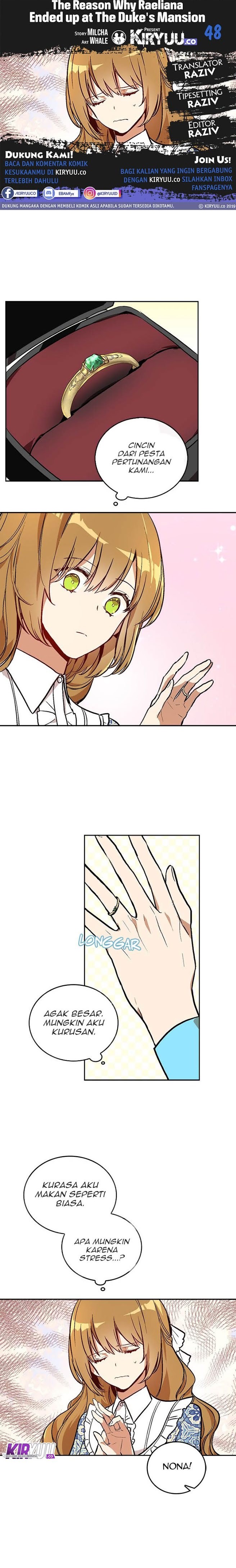 The Reason Why Raeliana Ended up at the Duke’s Mansion Chap 48 - Next Chap 49