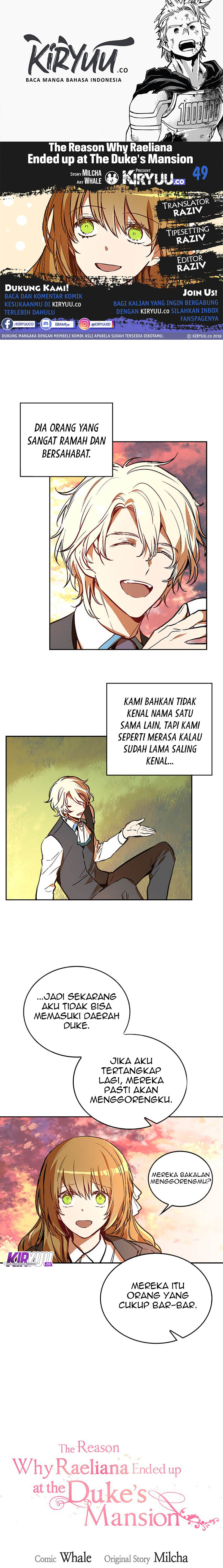 The Reason Why Raeliana Ended up at the Duke’s Mansion Chap 49 - Next Chap 50
