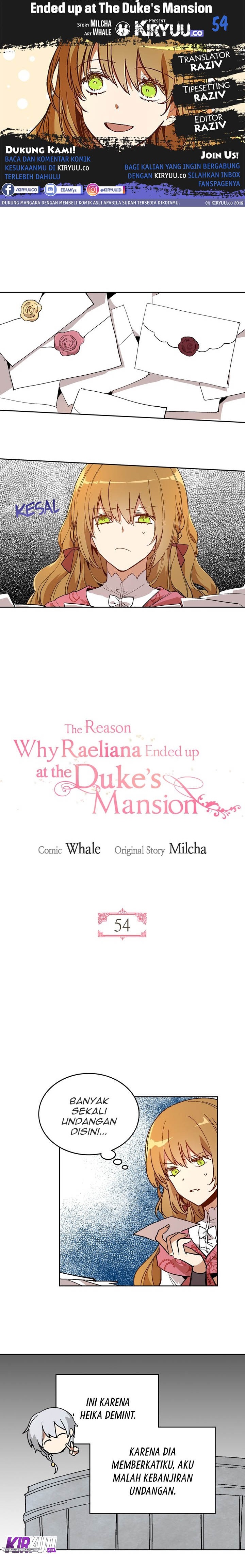 The Reason Why Raeliana Ended up at the Duke’s Mansion Chap 54 - Next Chap 55
