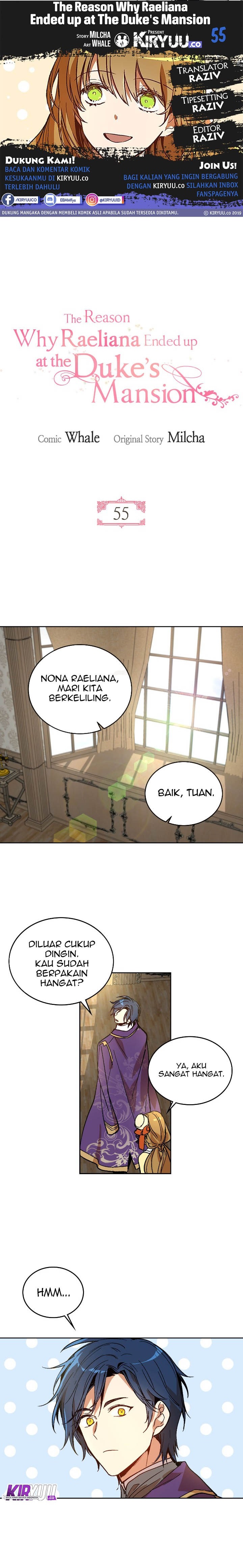 The Reason Why Raeliana Ended up at the Duke’s Mansion Chap 55 - Next Chap 56