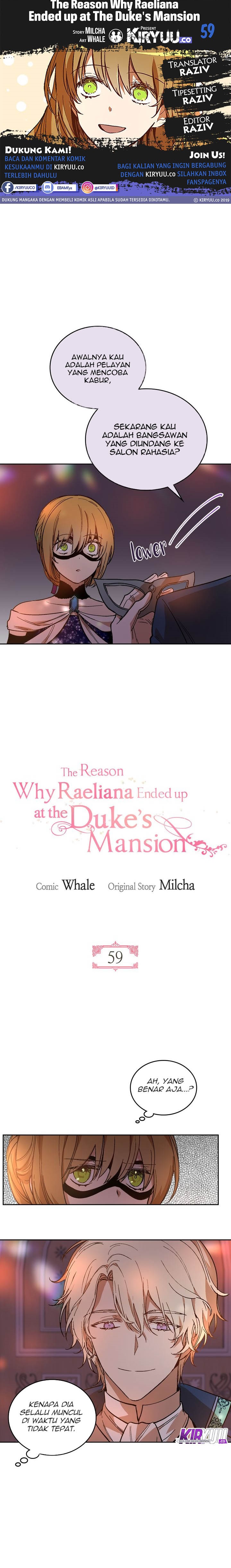 The Reason Why Raeliana Ended up at the Duke’s Mansion Chap 59 - Next Chap 60