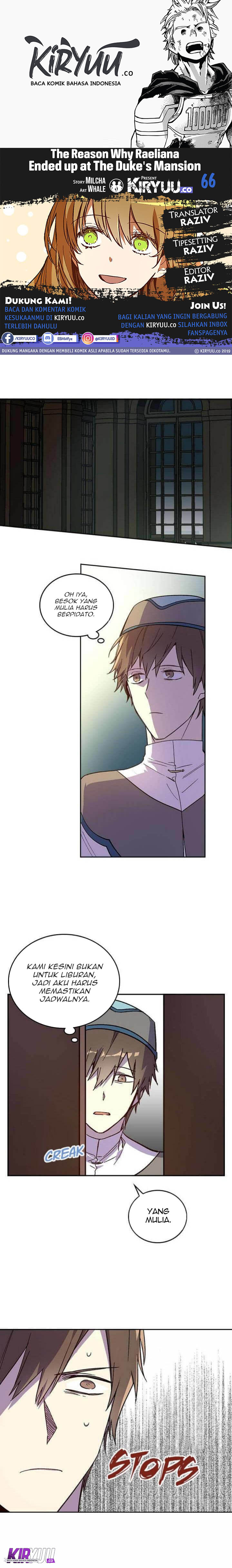 The Reason Why Raeliana Ended up at the Duke’s Mansion Chap 66 - Next Chap 67