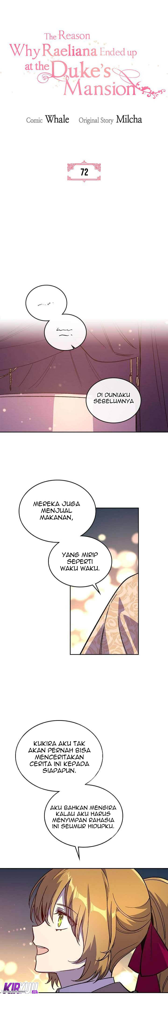 The Reason Why Raeliana Ended up at the Duke’s Mansion Chap 72 - Next Chap 73