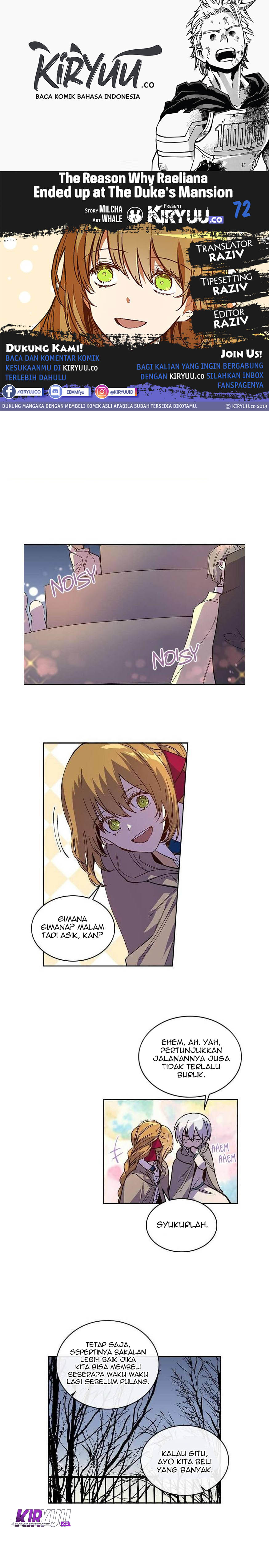 The Reason Why Raeliana Ended up at the Duke’s Mansion Chap 72 - Next Chap 73
