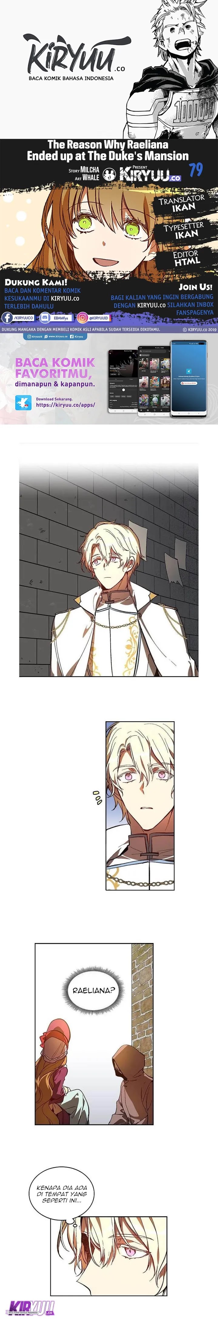 The Reason Why Raeliana Ended up at the Duke’s Mansion Chap 79 - Next Chap 80