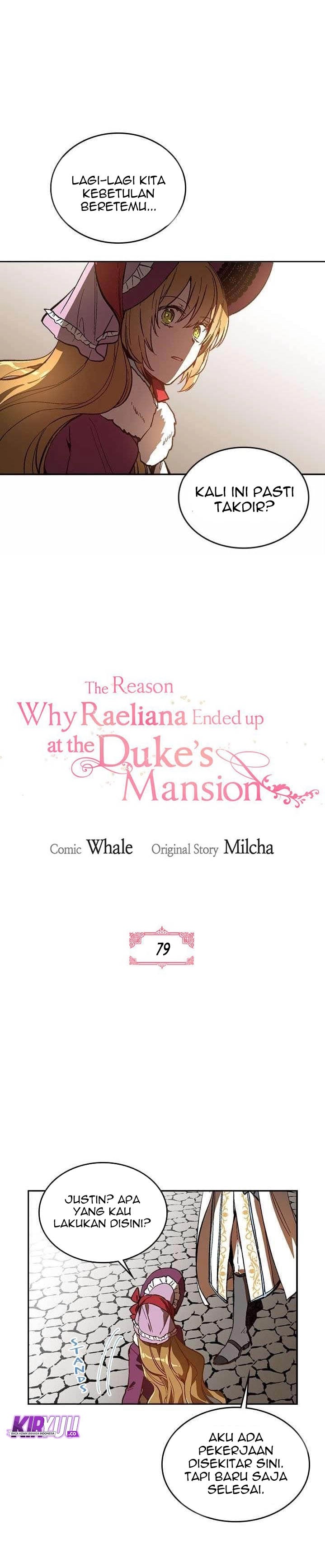 The Reason Why Raeliana Ended up at the Duke’s Mansion Chap 79 - Next Chap 80
