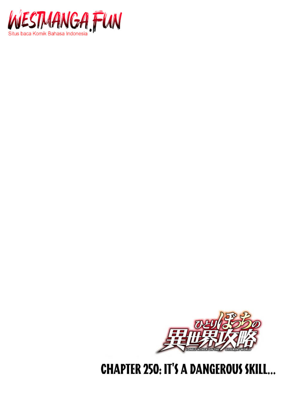 Hitoribocchi no Isekai Kouryaku Chap 250 - Next Chap 251