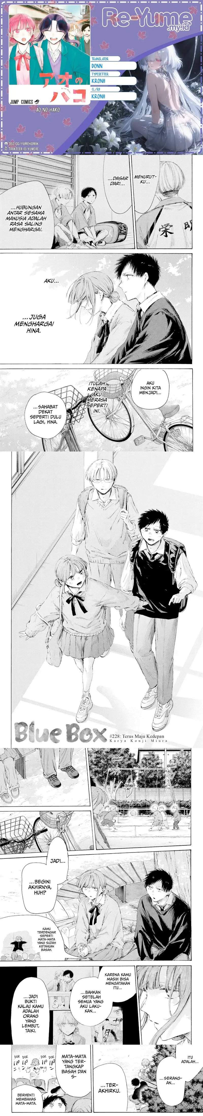 Ao no Hako Chap 228 - Next Chap 229