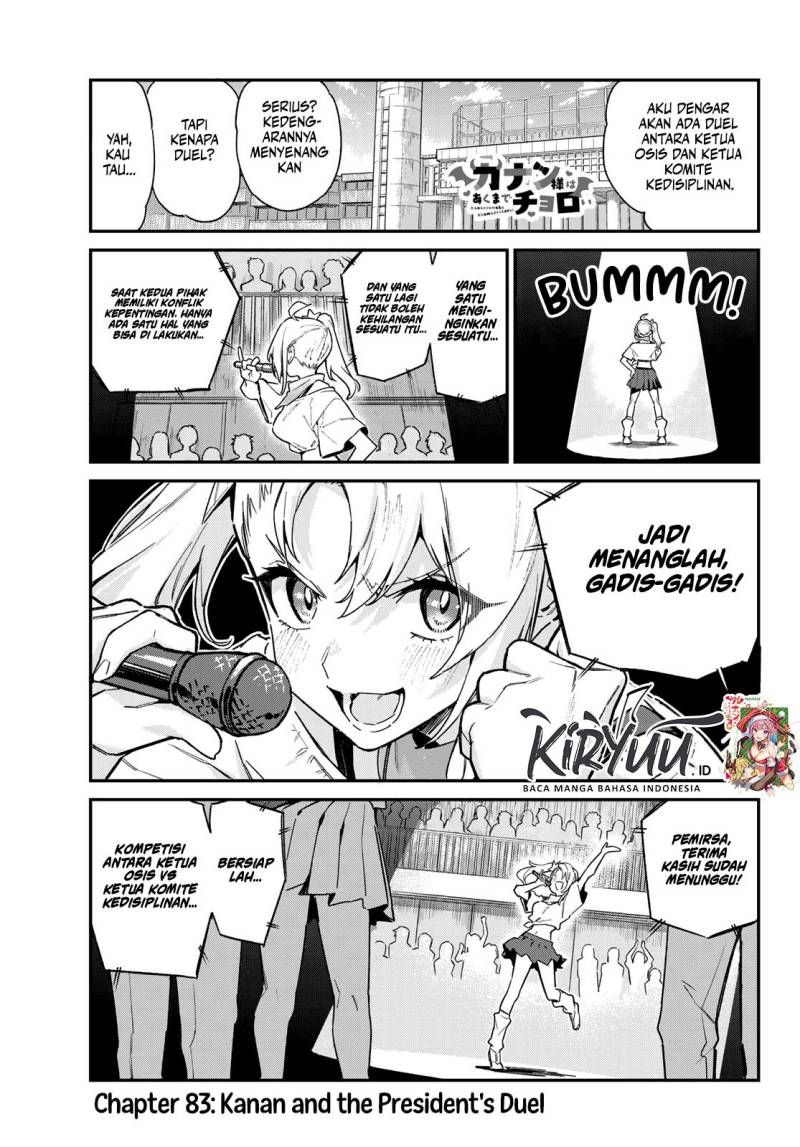 Kanan-sama wa Akumade Choroi Chap 83 - Next Chap 84