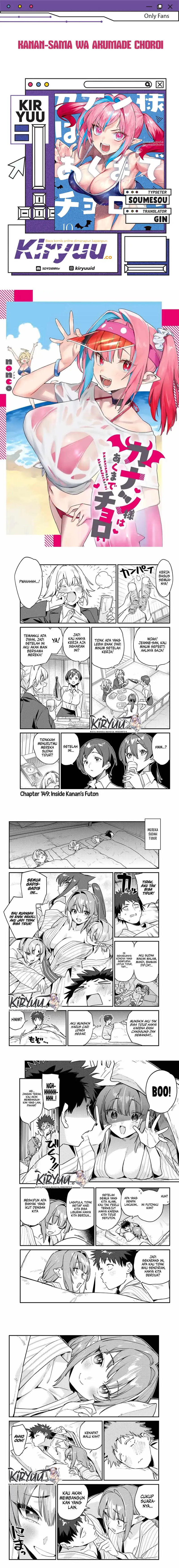 Kanan-sama wa Akumade Choroi Chap 149 - Next Chap 150