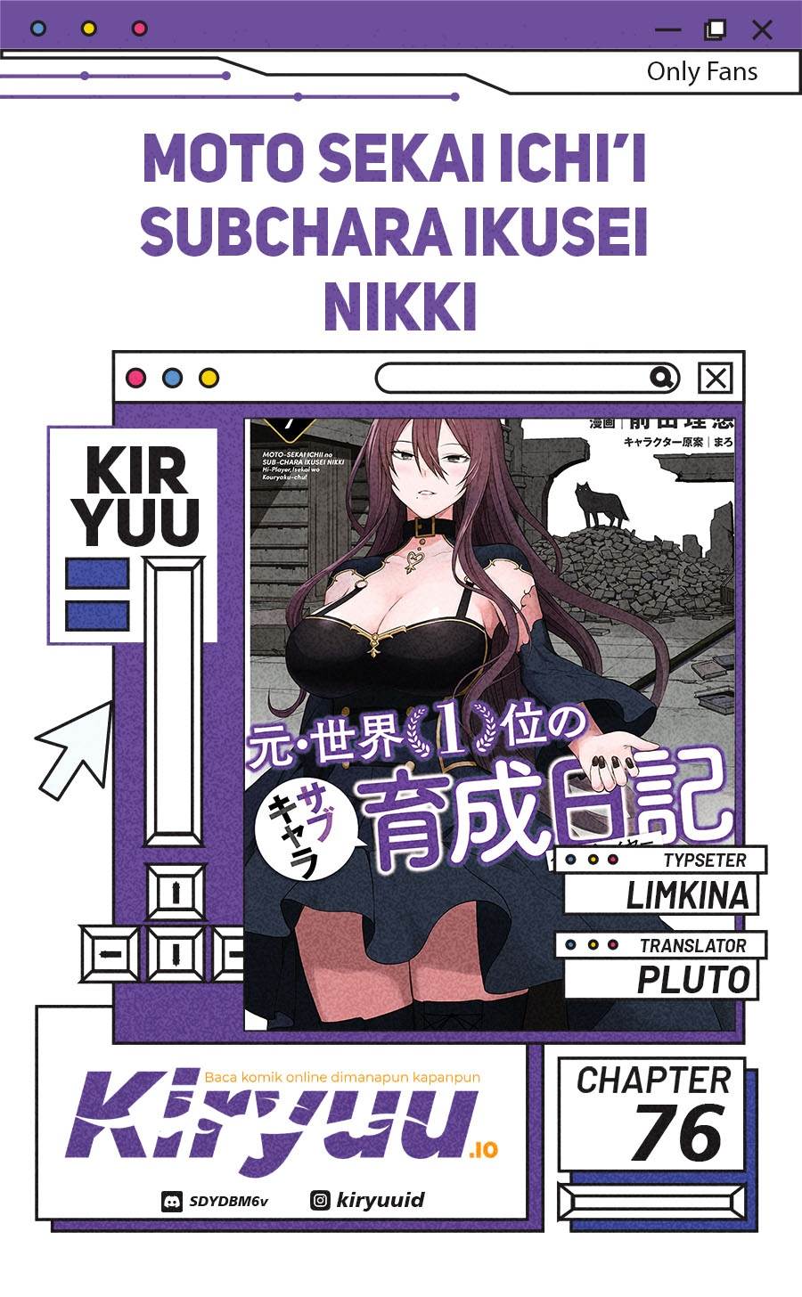 Moto Sekai Ichi’i Subchara Ikusei Nikki: Hai Player Isekai wo Kouryakuchuu! Chap 76 - Next Chap 77