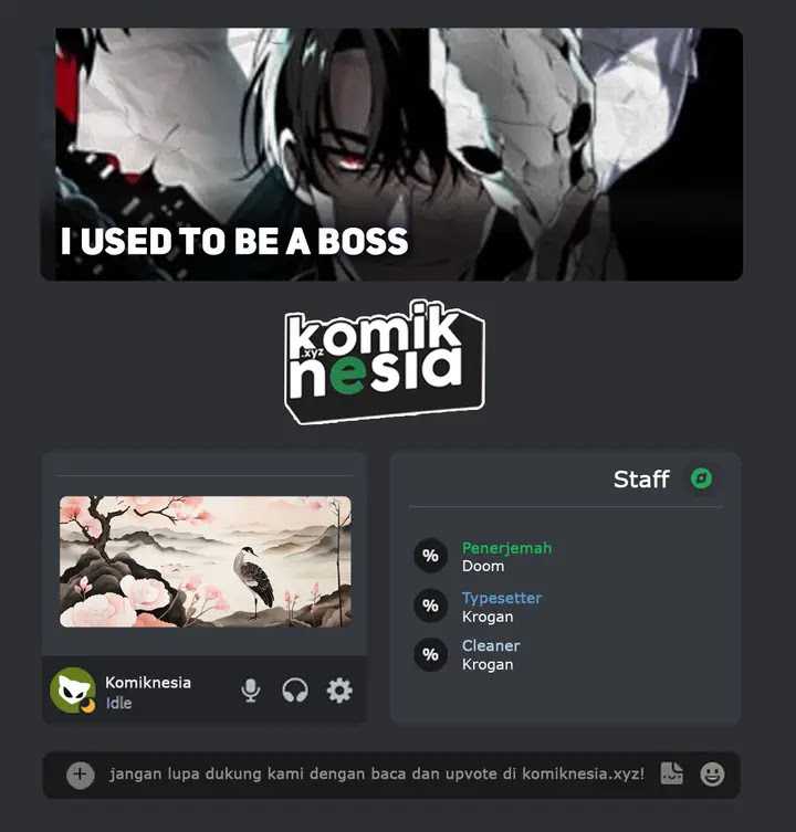 I Used To Be The Boss Chap 85 - Next Chap 86