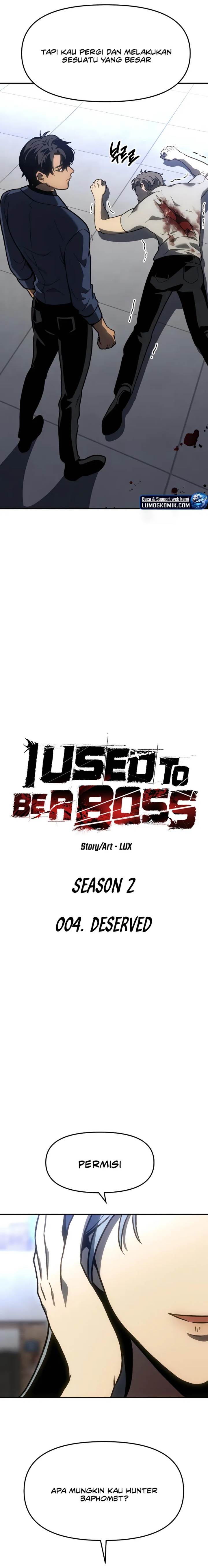 I Used To Be The Boss Chap 104 - Next Chap 105