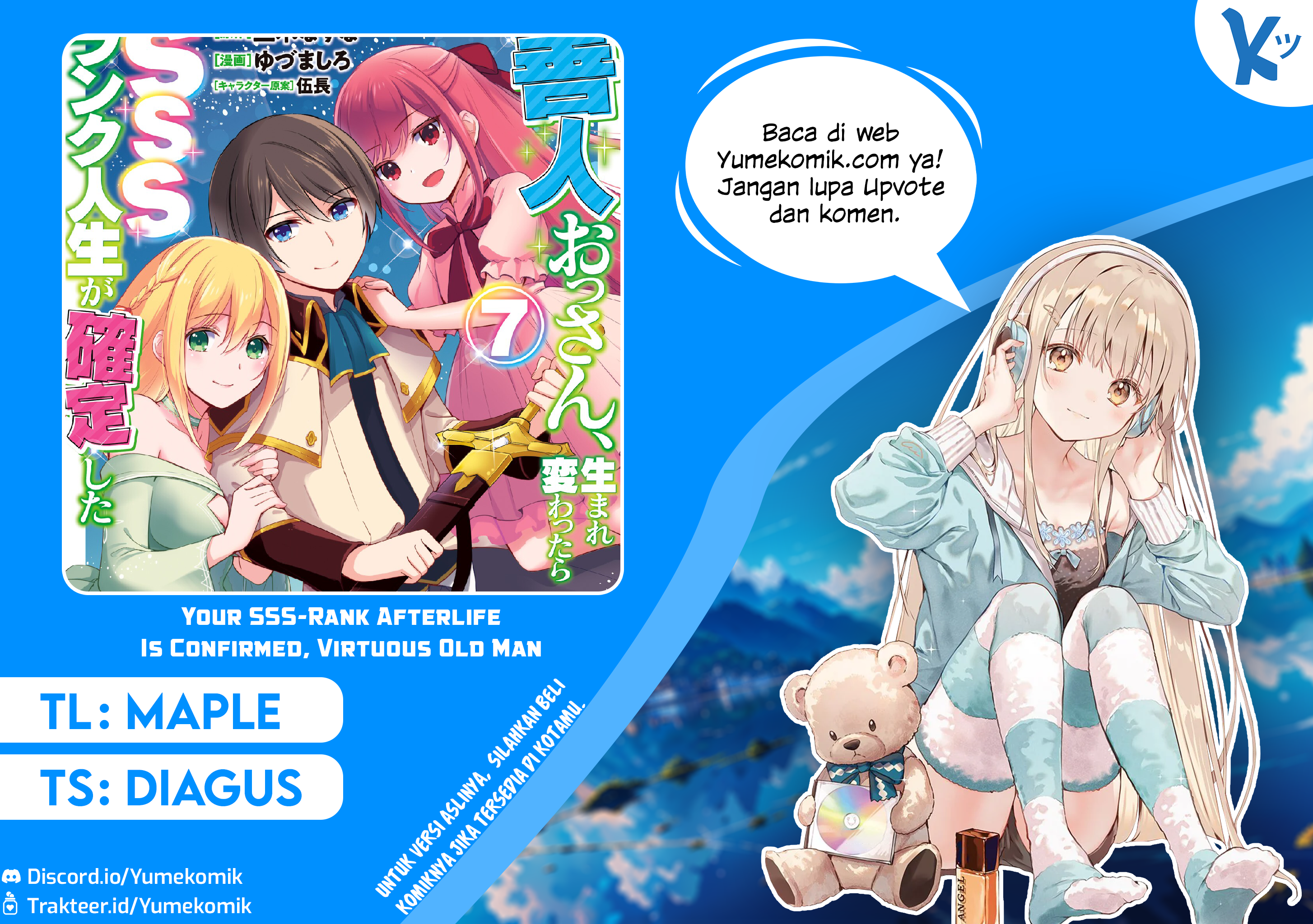 Zennin Ossan, Umarekawattara SSS Rank Jinsei ga Kakutei shita Chap 73 - Next Chap 74