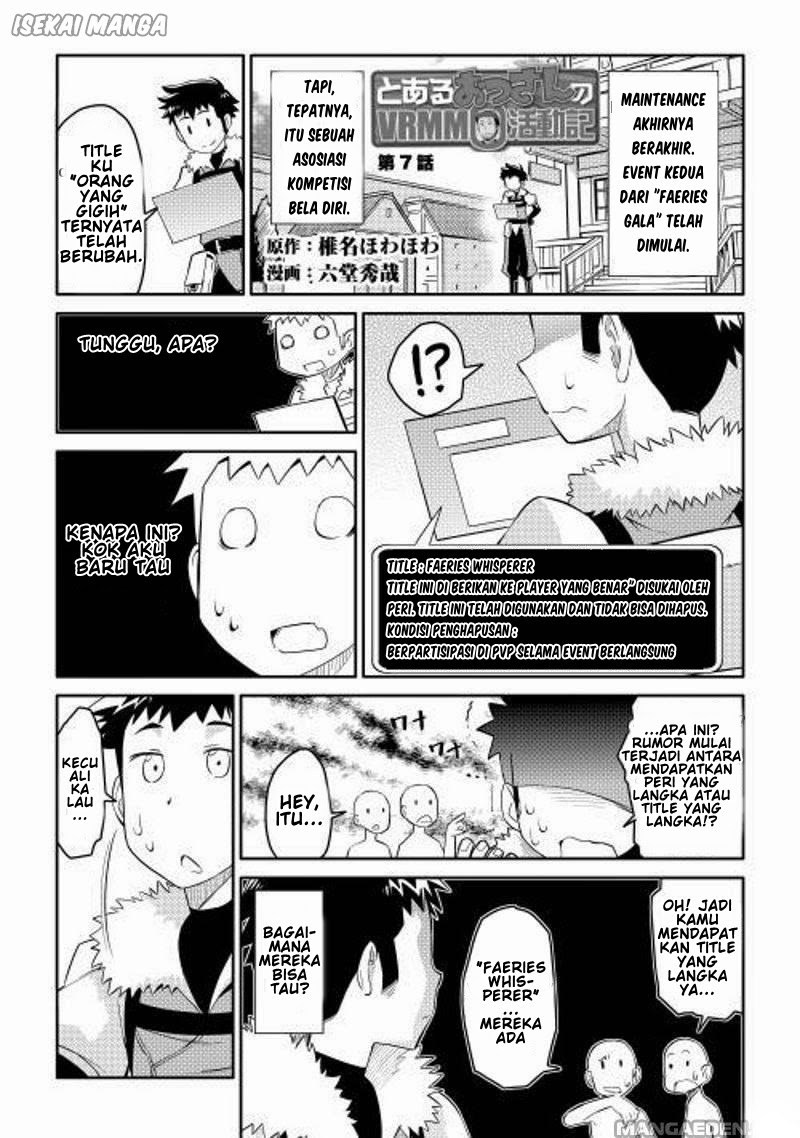 Toaru Ossan no VRMMO Katsudouki Chap 7 - Next Chap 8