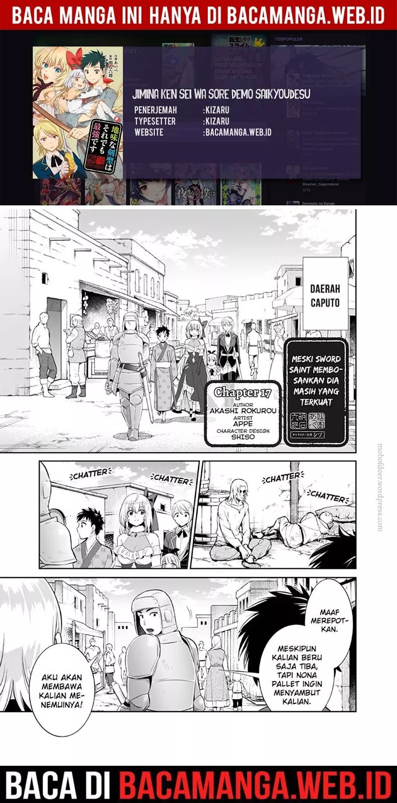 Jimi na Kensei wa Sore Demo Saikyou desu Chap 17 - Next Chap 18