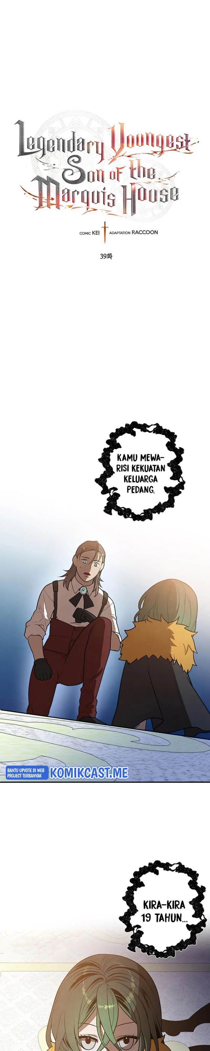 Legendary Youngest Son of the Marquis House Chap 39 - Next Chap 40