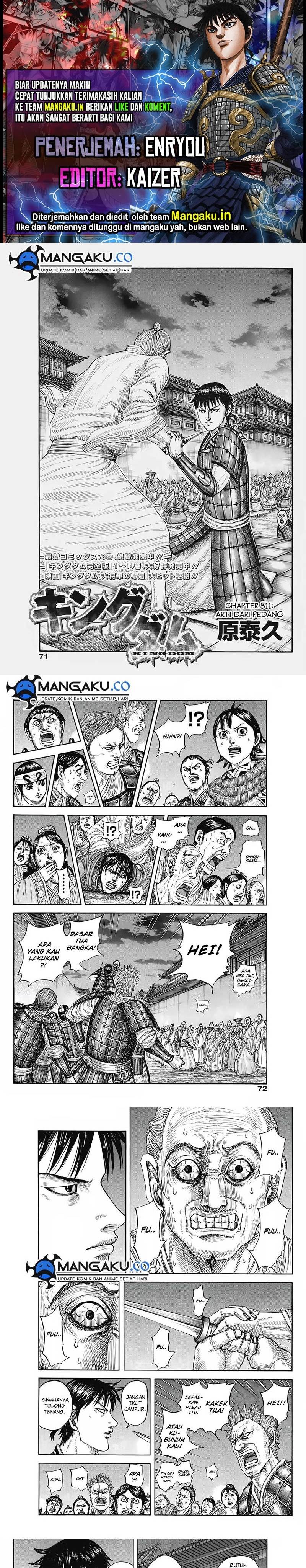 Kingdom Chap 811 - Next Chap 812