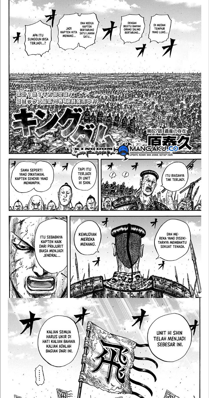 Kingdom Chap 827 - Next Chap 828