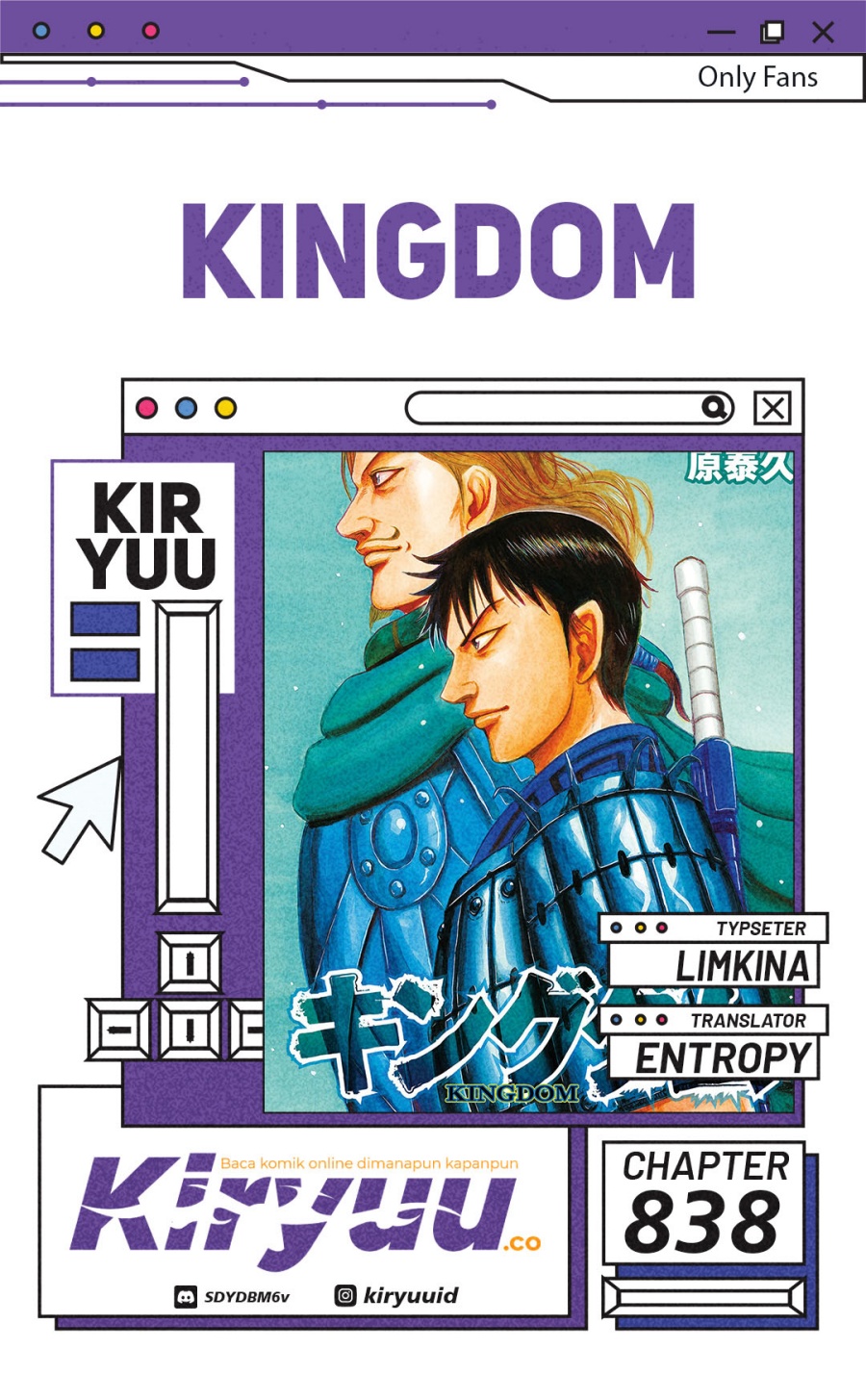 Kingdom Chap 838 - Next Chap 839