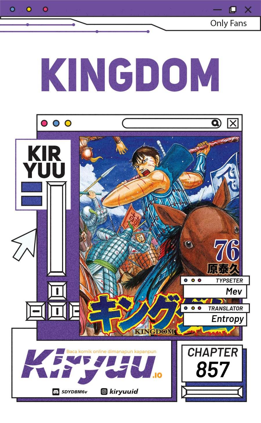 Kingdom Chap 857 - Next Chap 858