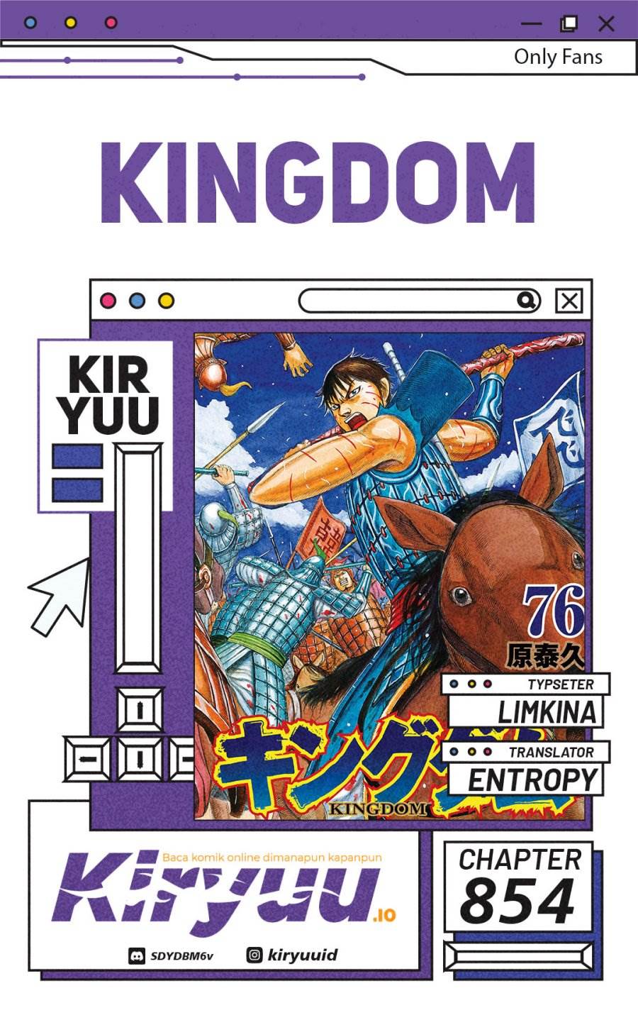 Kingdom Chap 854 - Next Chap 855