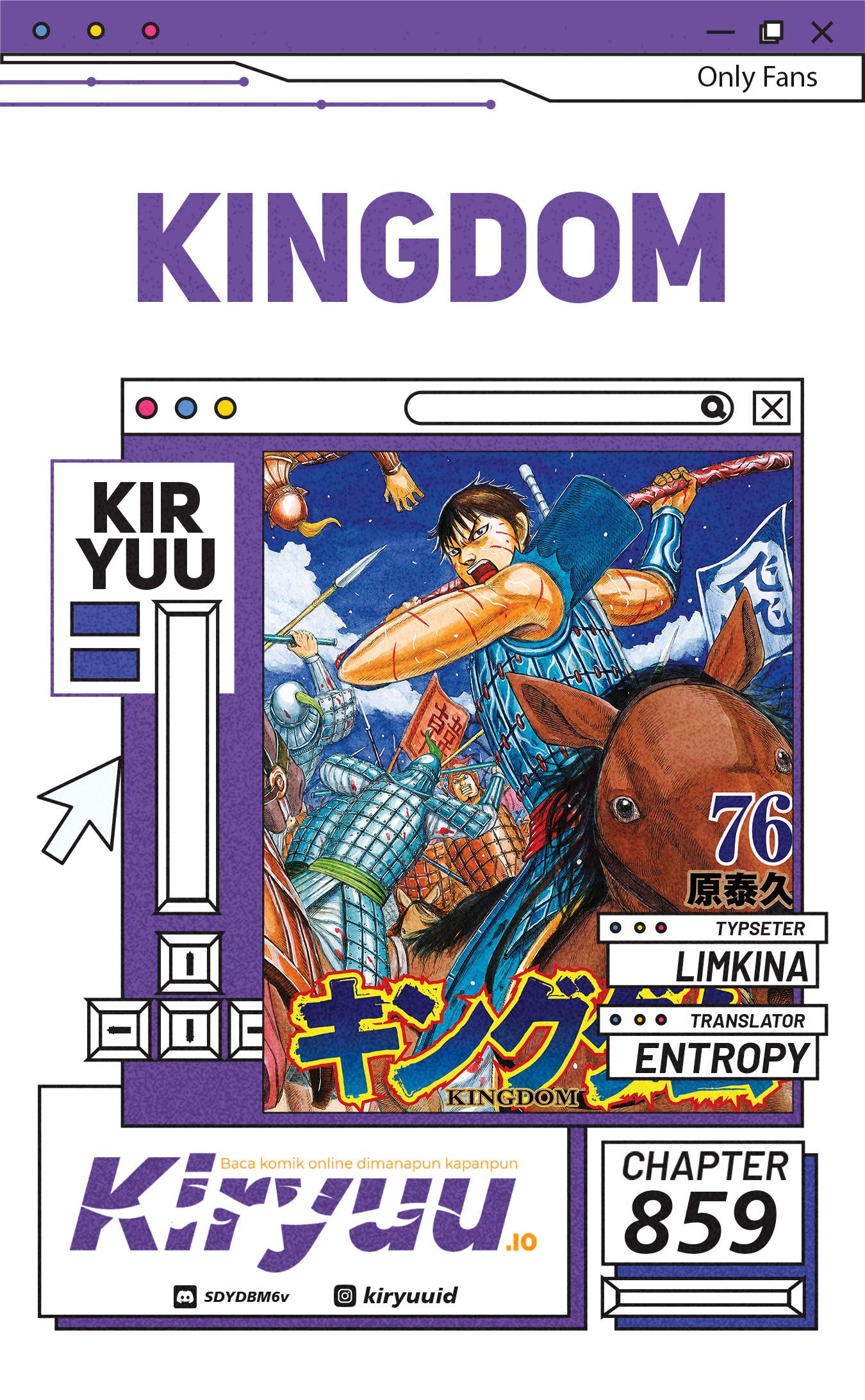 Kingdom Chap 859 - Next Chap 860