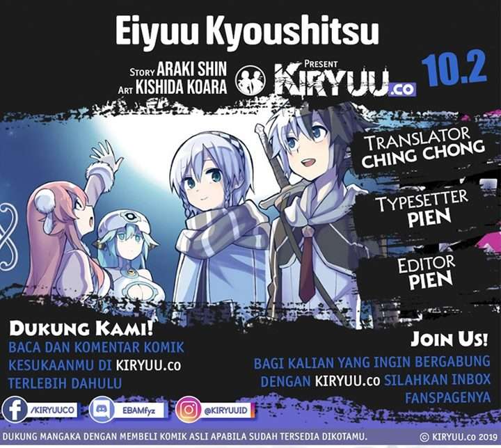 Eiyuu Kyoushitsu Chap 10.2 - Next Chap 11.2