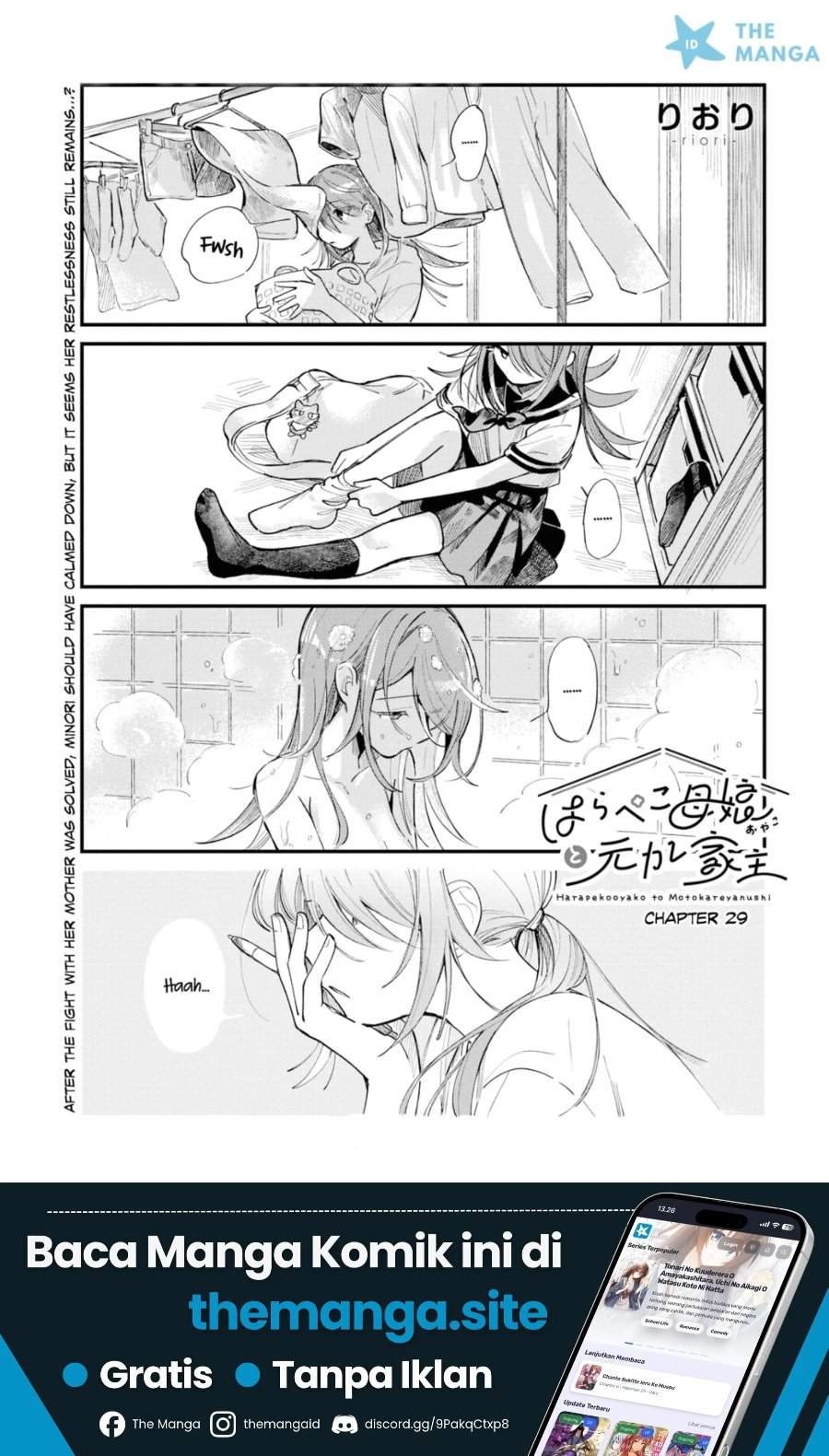 Harapeko Oyako to Motokare Yanushi Chap 29 - Next Chap 30