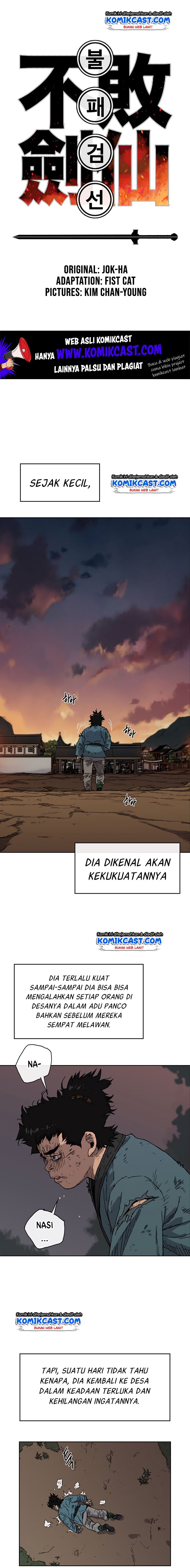 The Undefeatable Swordsman Chap 1 - Next Chap 2