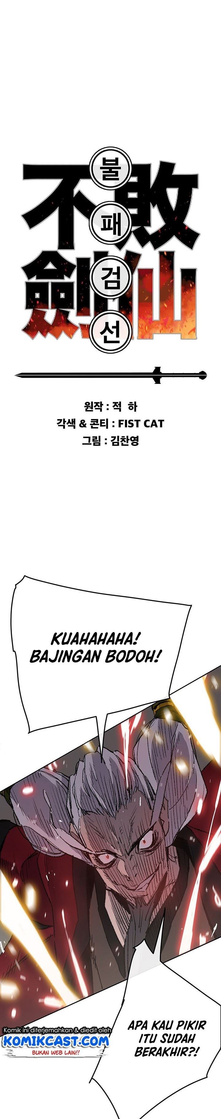 The Undefeatable Swordsman Chap 109 - Next Chap 110