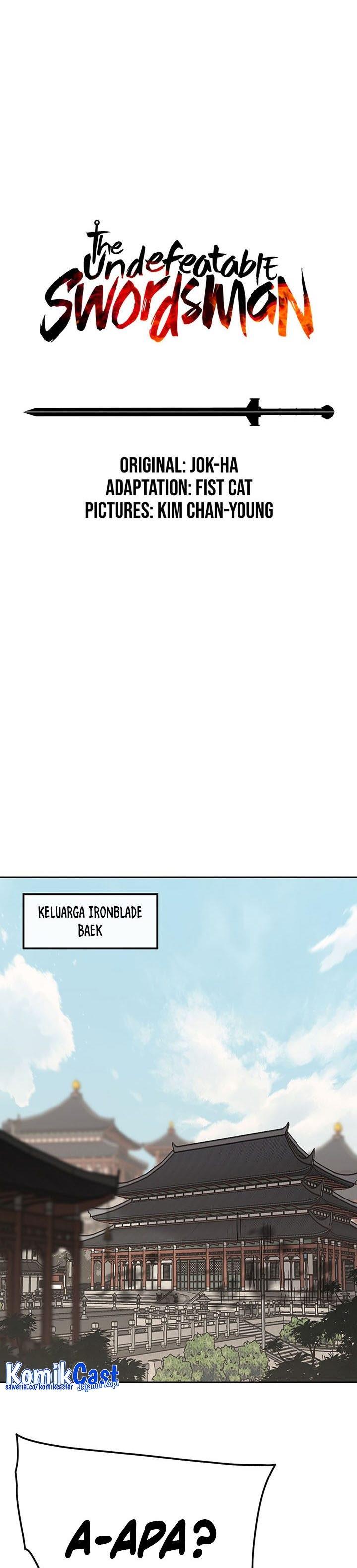 The Undefeatable Swordsman Chap 178 - Next Chap 179