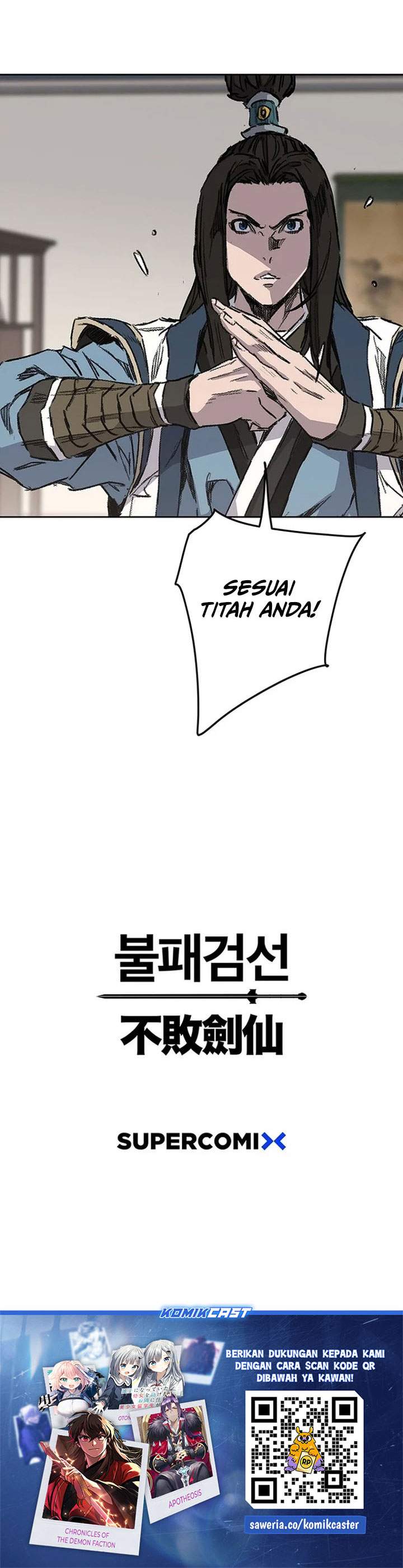 The Undefeatable Swordsman Chap 286 - Next Chap 287