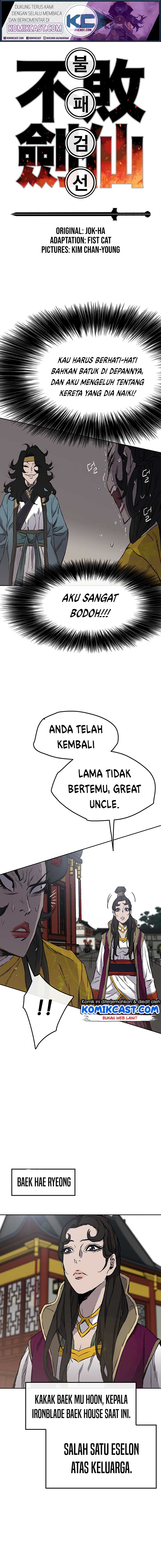 The Undefeatable Swordsman Chap 42 - Next Chap 43
