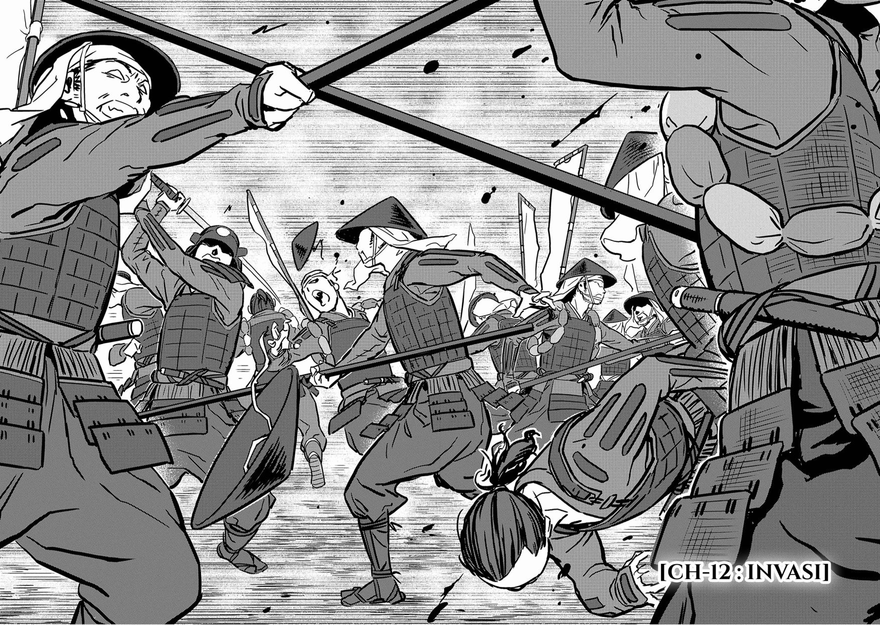 Sengoku Komachi Kuroutan: Noukou Giga Chap 12 - Next Chap 13