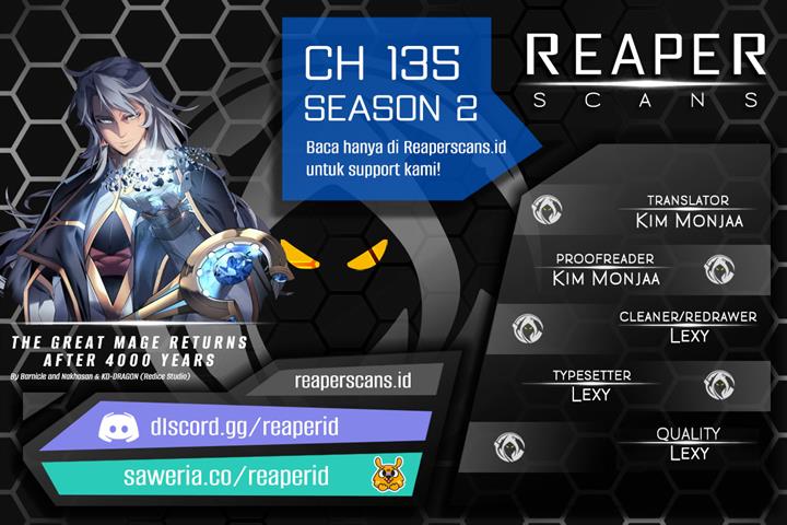 The Great Mage Returns After 4000 Years Chap 135 - Next Chap 136