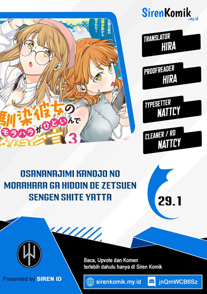 Osananajimi Kanojo no Morahara ga Hidoin de Zetsuen Sengen shite Yatta Chap 29.1 - Next Chap 30.1