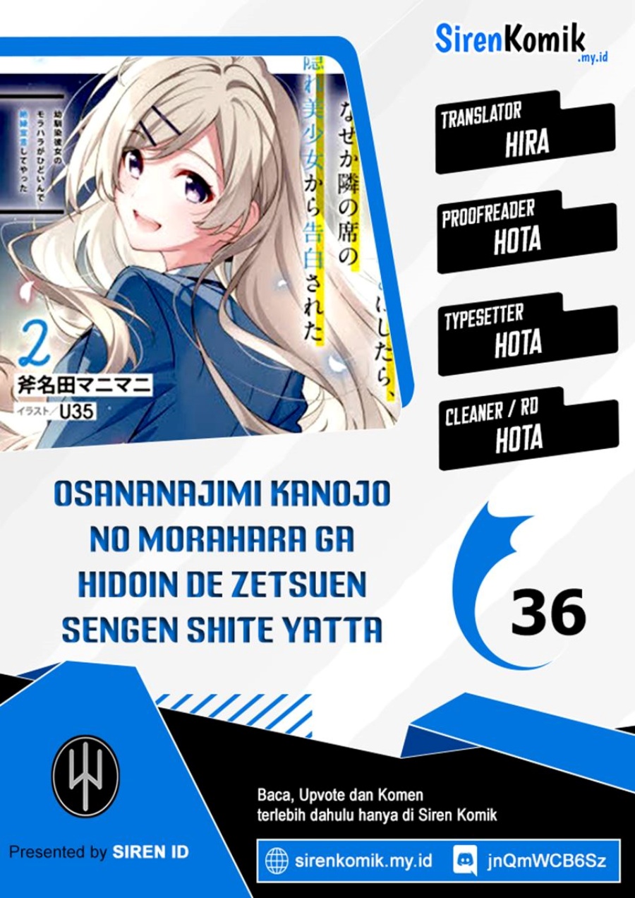 Osananajimi Kanojo no Morahara ga Hidoin de Zetsuen Sengen shite Yatta Chap 36 - Next Chap 37