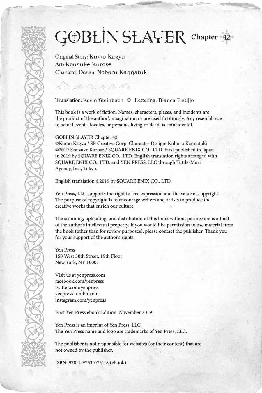 Goblin Slayer Chap 42 - Next Chap 43