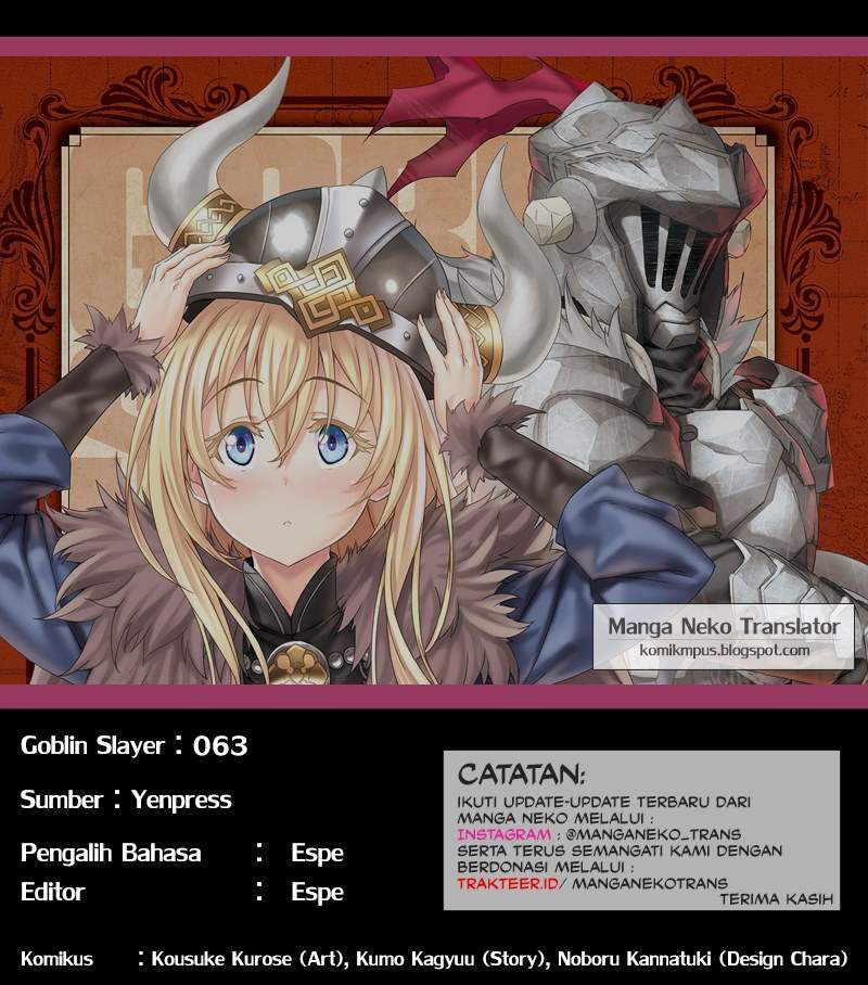 Goblin Slayer Chap 63 - Next Chap 64