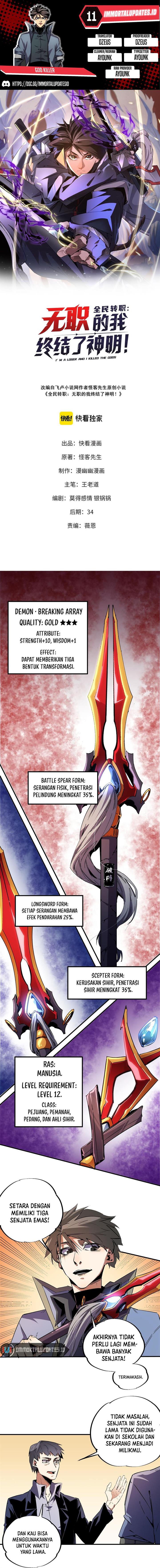 God Killer Chap 11 - Next Chap 12