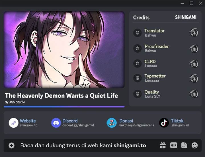 The Heavenly Demon Wants A Quiet Life Chap 50 - Next Chap 51